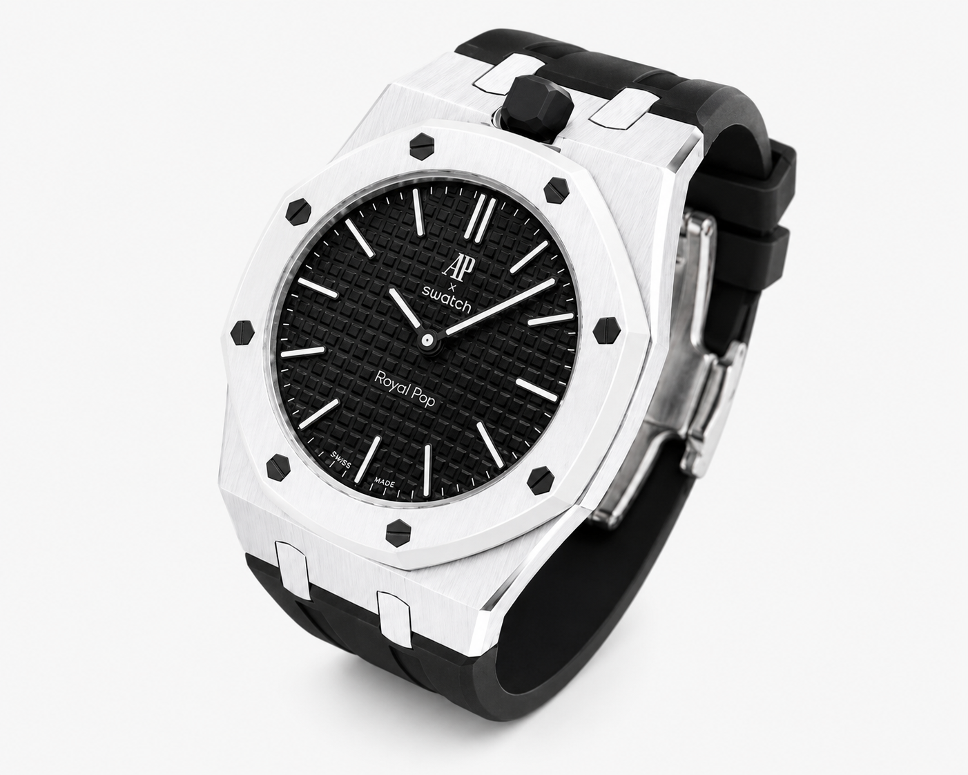 BLACK & WHITE AP X SWATCH WATCH CONVERSION