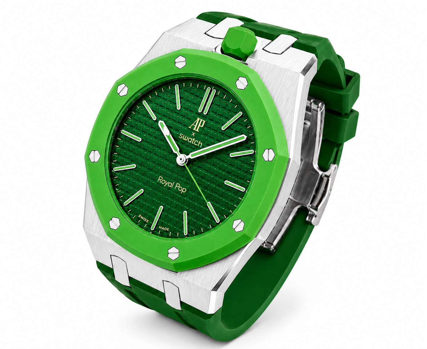 GREEN EIGHT AP X SWATCH WATCH CONVERSION