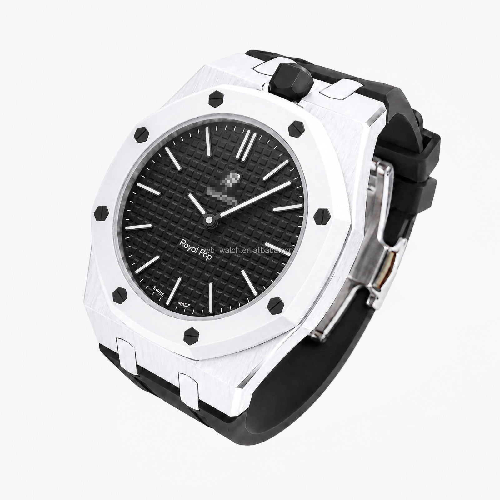 BLACK & WHITE AP X SWATCH WATCH CONVERSION